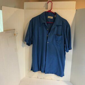 TRAVELSMITH MENS SILK SHIRT SIZE L